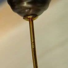 レア？１８金♪南洋パール？光加減で違うブローチです(*^^*)