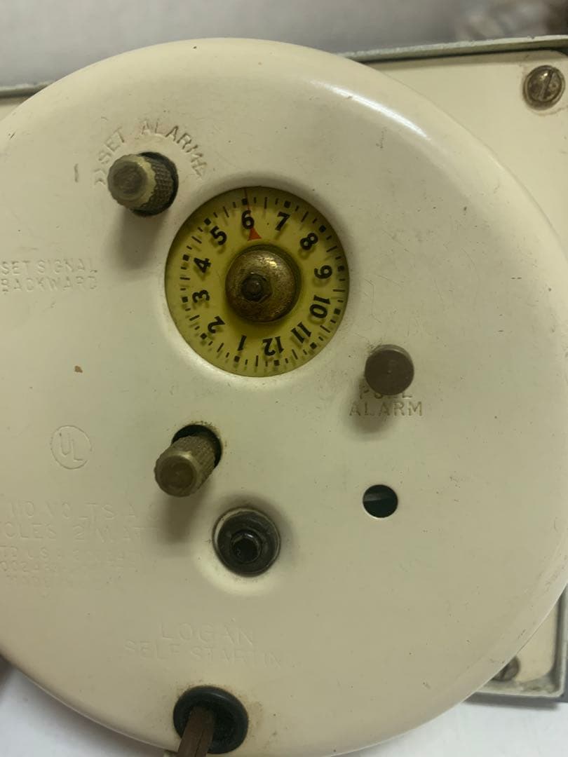 40's westclox loganS5-F 目覚まし時計USA製 動作確認済
