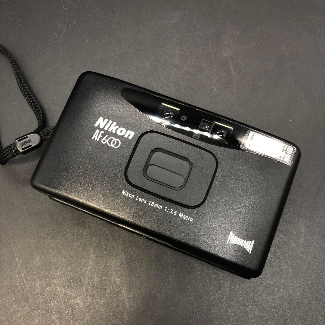 【動作確認済】Nikon AF600 MACRO コンパクトカメラ　新品電池付き
