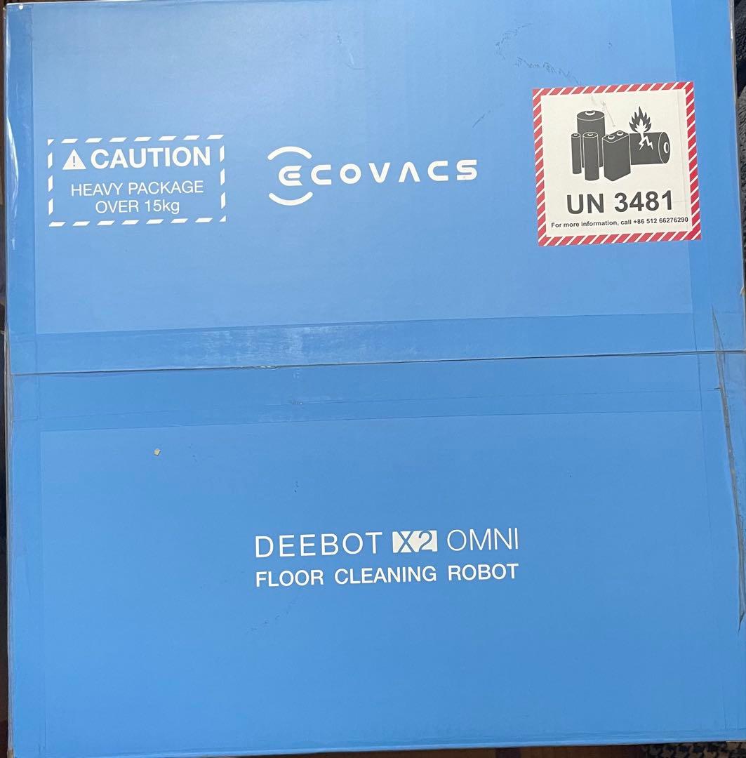 お掃除ロボットECOVACS DEEBOT X2 OMNI ブラック DEX86
