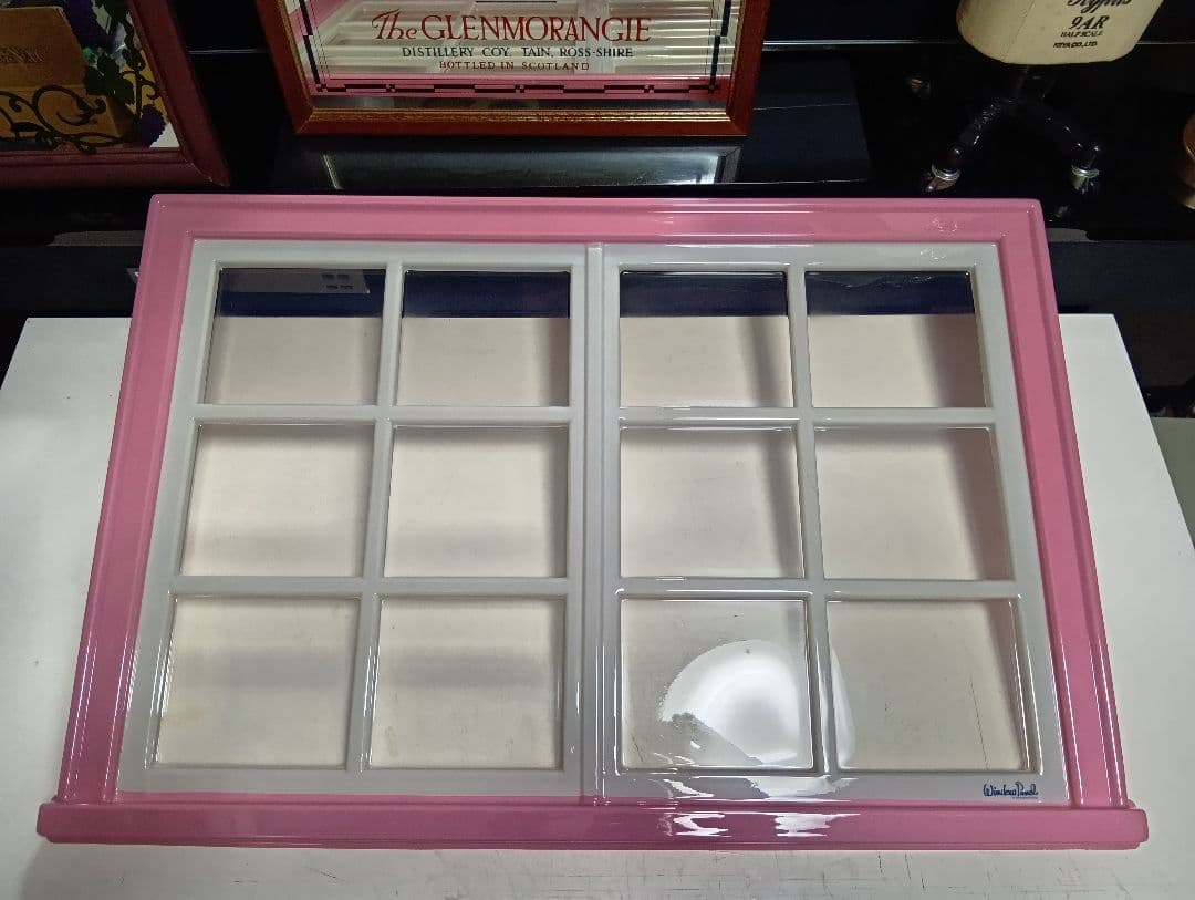 非売品　1980's　凡美社　アートポップ　ウィンドウ　パネル　永井博　ポスター