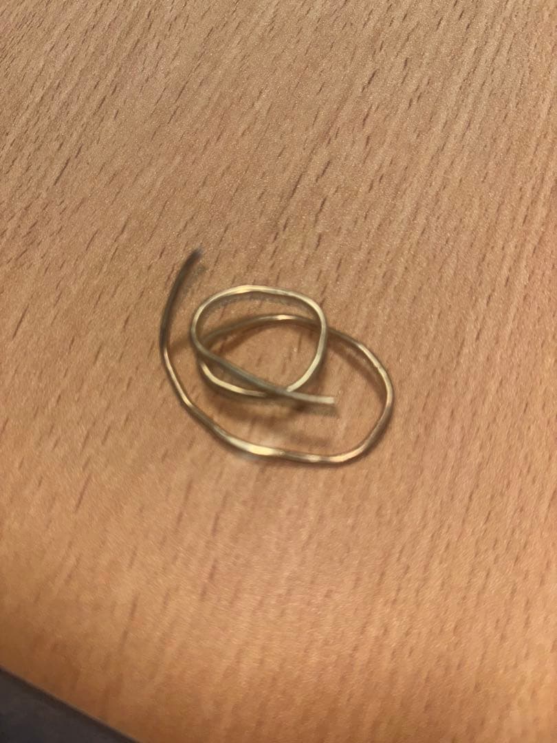 18kツイストデザインリング 3g