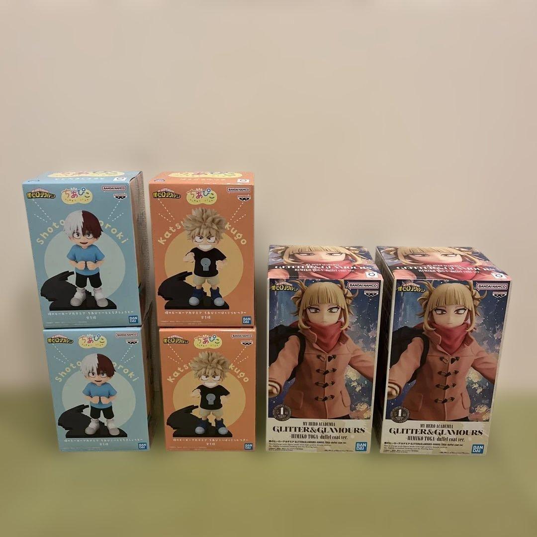 僕のヒーローアカデミア フィギュア ちあぴこ グリグラ 6個セット