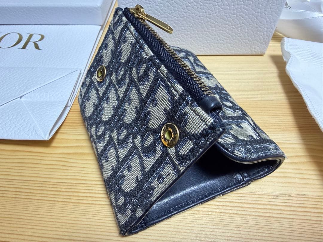 Saddle Lotus ウォレット　ディオール オブリーク ジャカード