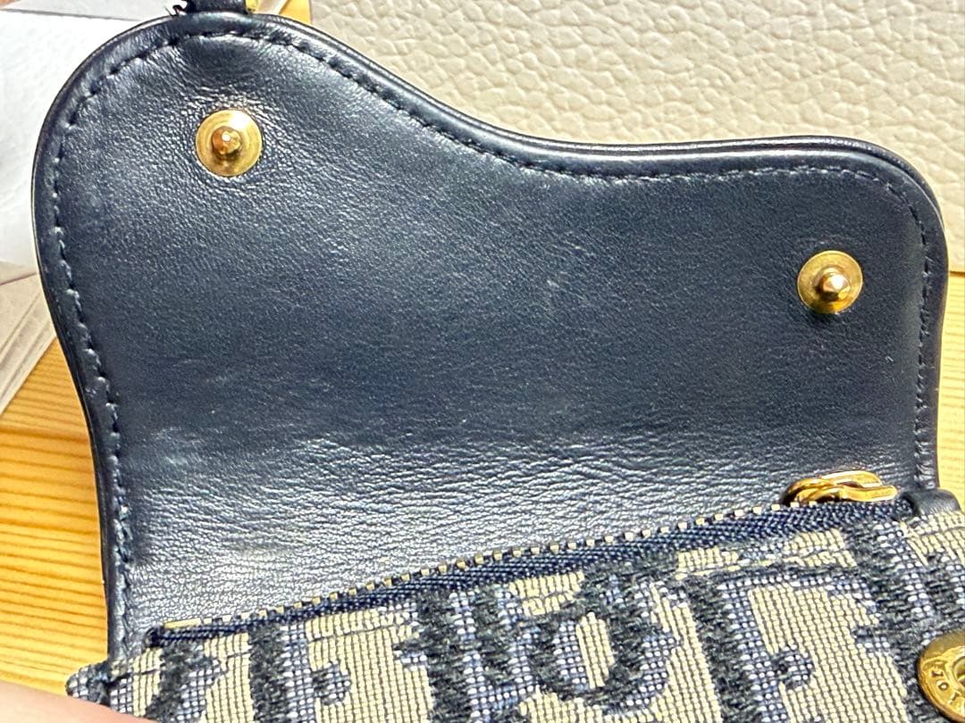 Saddle Lotus ウォレット　ディオール オブリーク ジャカード