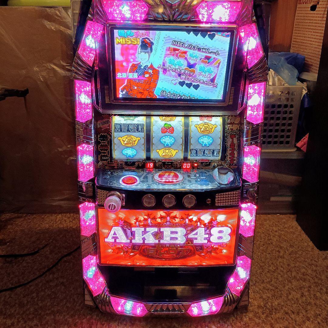 パチスロ AKB48 5号機 不要機付 家庭用電源対応