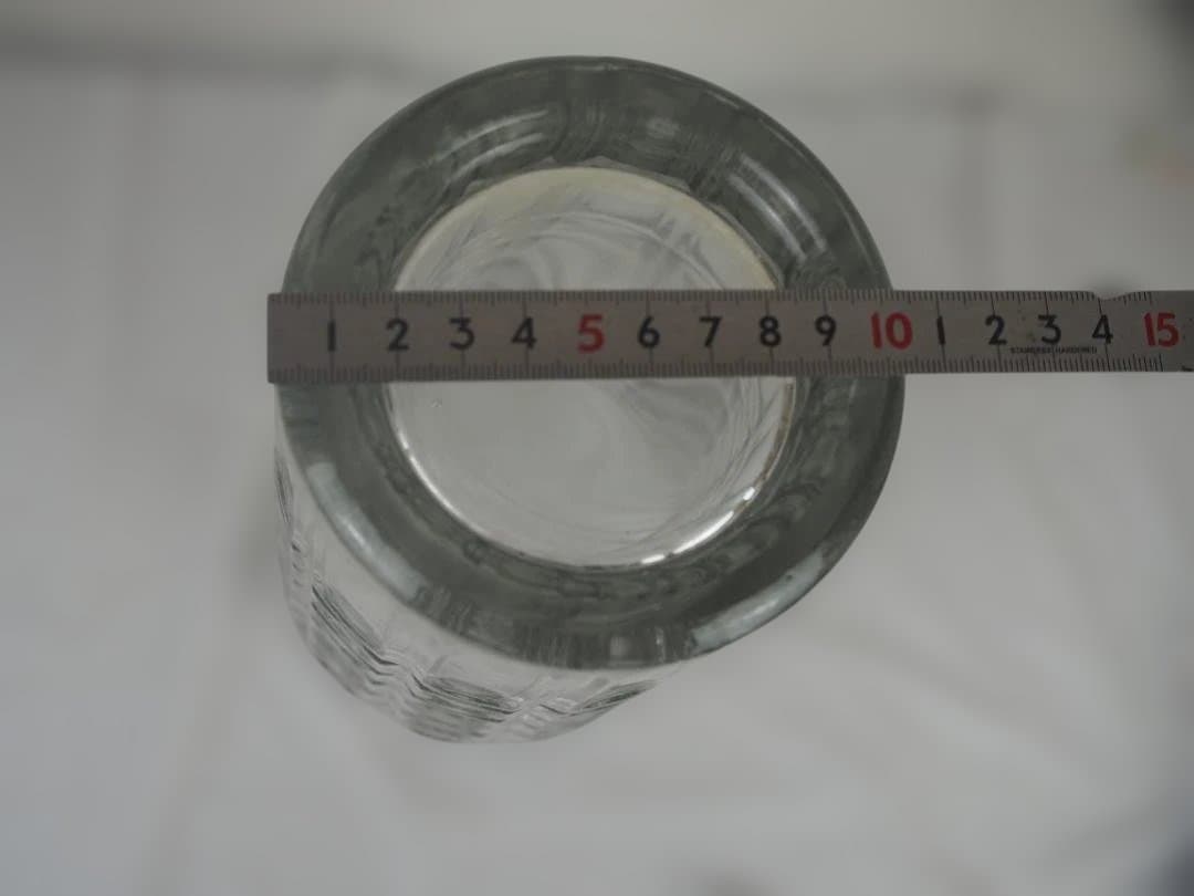 ボヘミヤガラス花瓶