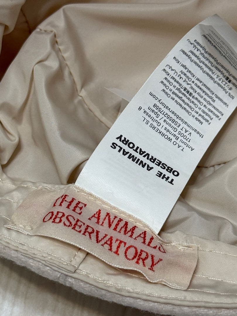 The Animals Observatory ベレー帽 ホワイト