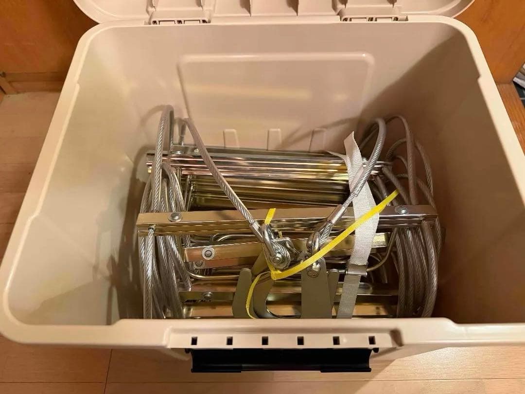 オリロー　ワイヤ梯子 ナスカンフック型 4号　樹脂製BOX付