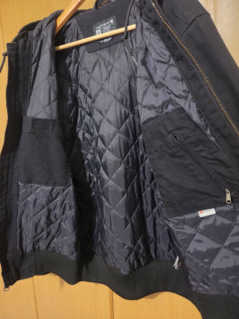 Carhartt J130-M ブラックアクティブジャケット Sサイズ