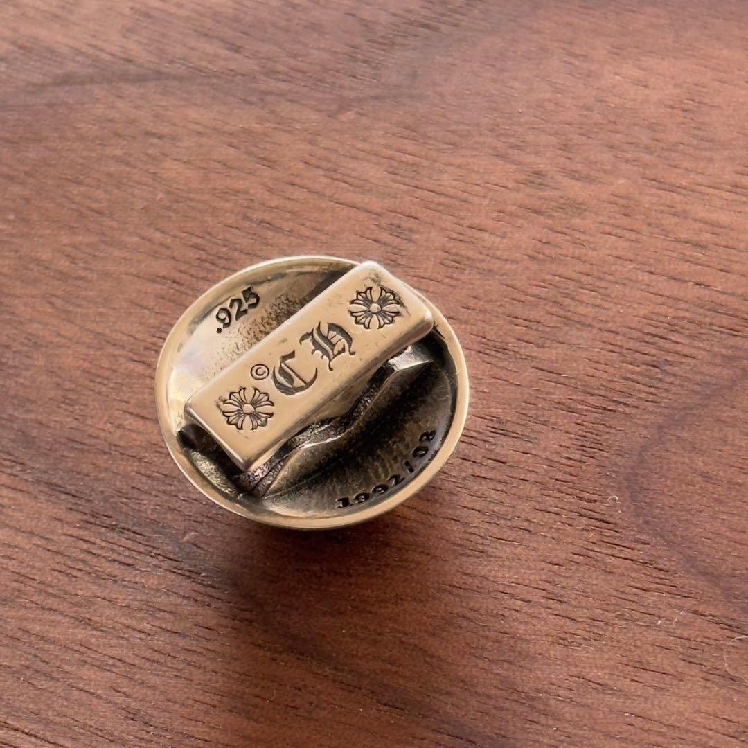 ミ*ル様 クロムハーツ BSフレア ヘアーバンド シルバー925 ヘアゴム