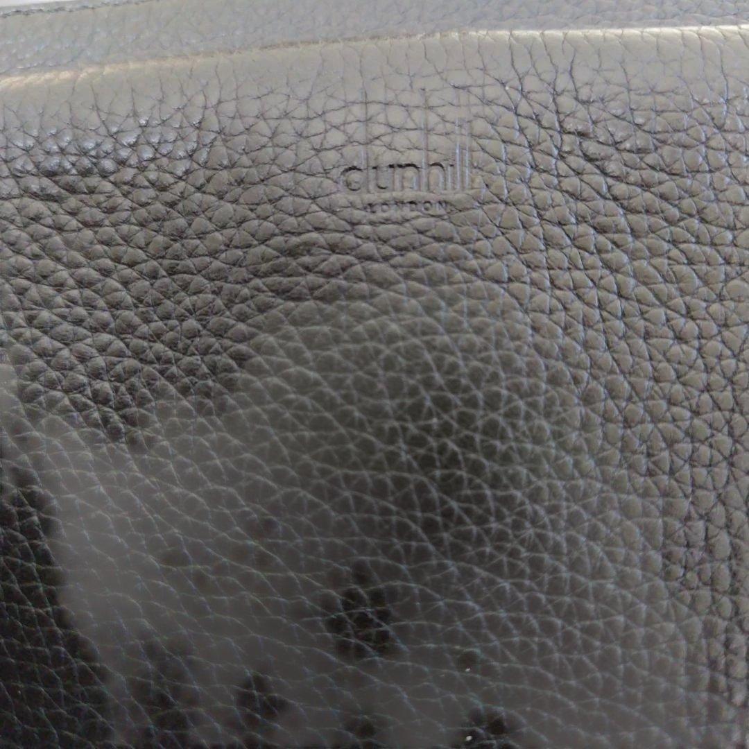 dunhill 黒 レザー ビジネスバッグ