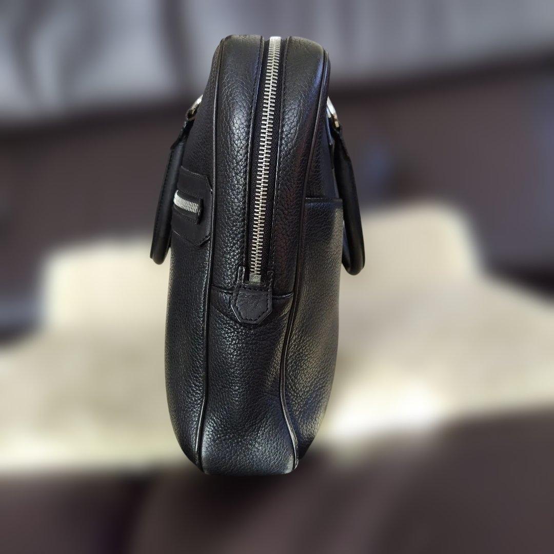 dunhill 黒 レザー ビジネスバッグ