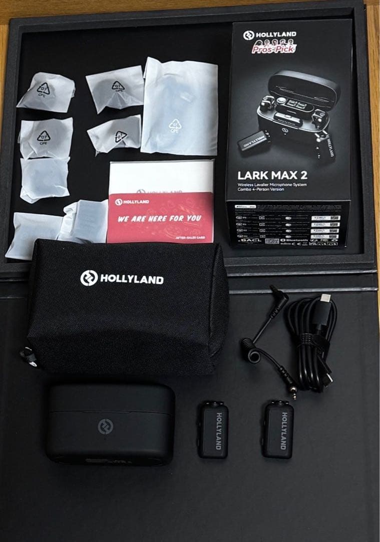 Hollyland LARK MAX 2 1T4 Combo 4マイクタイプ