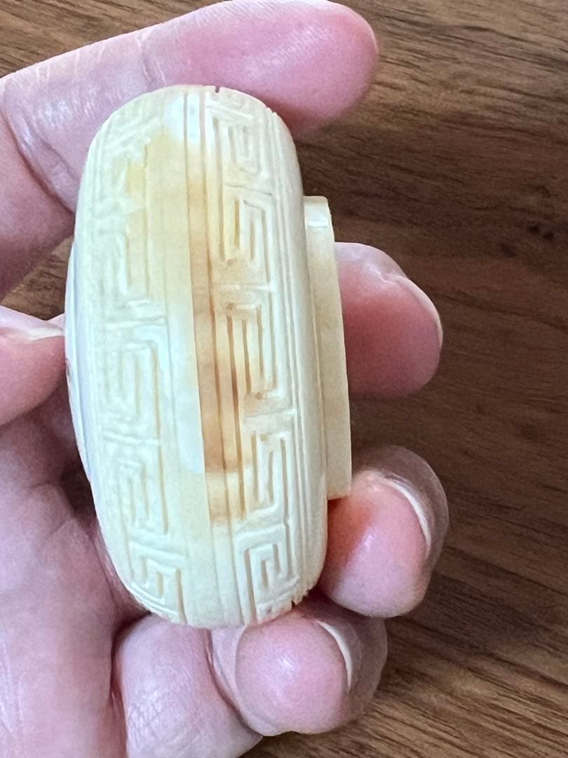 マンモス朱泥入り　アンティーク