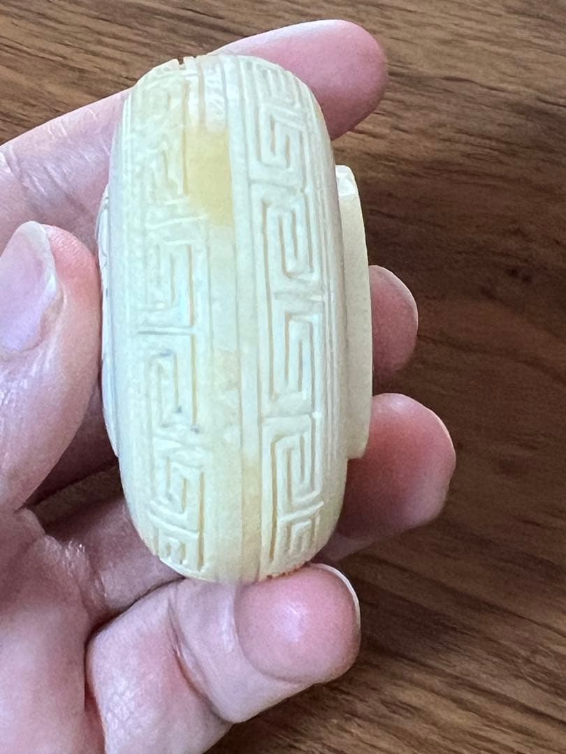 マンモス朱泥入り　アンティーク