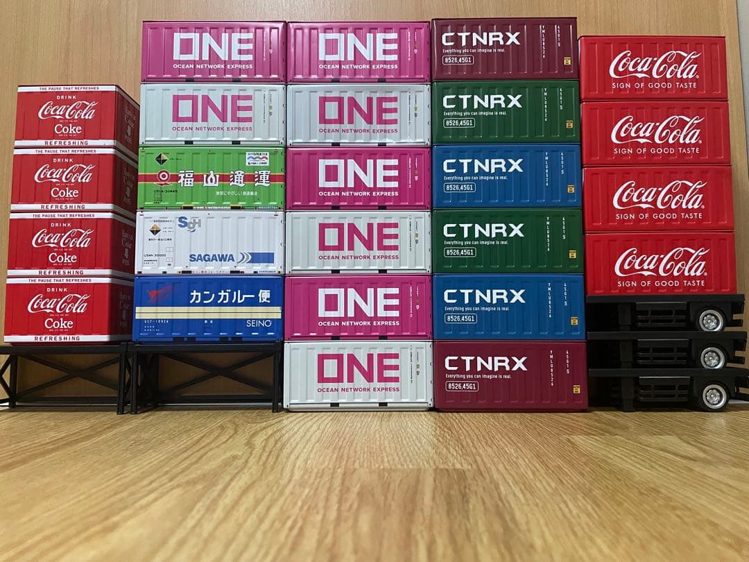 ち*ル様 100均ブリックコンテナ全種コンプセット＋オマケ