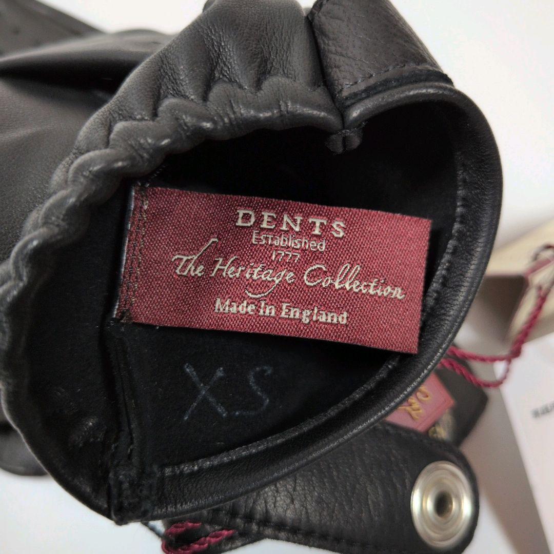 【未使用品】DENTS（デンツ） ドライビンググローブ BK 羊革 XS 007