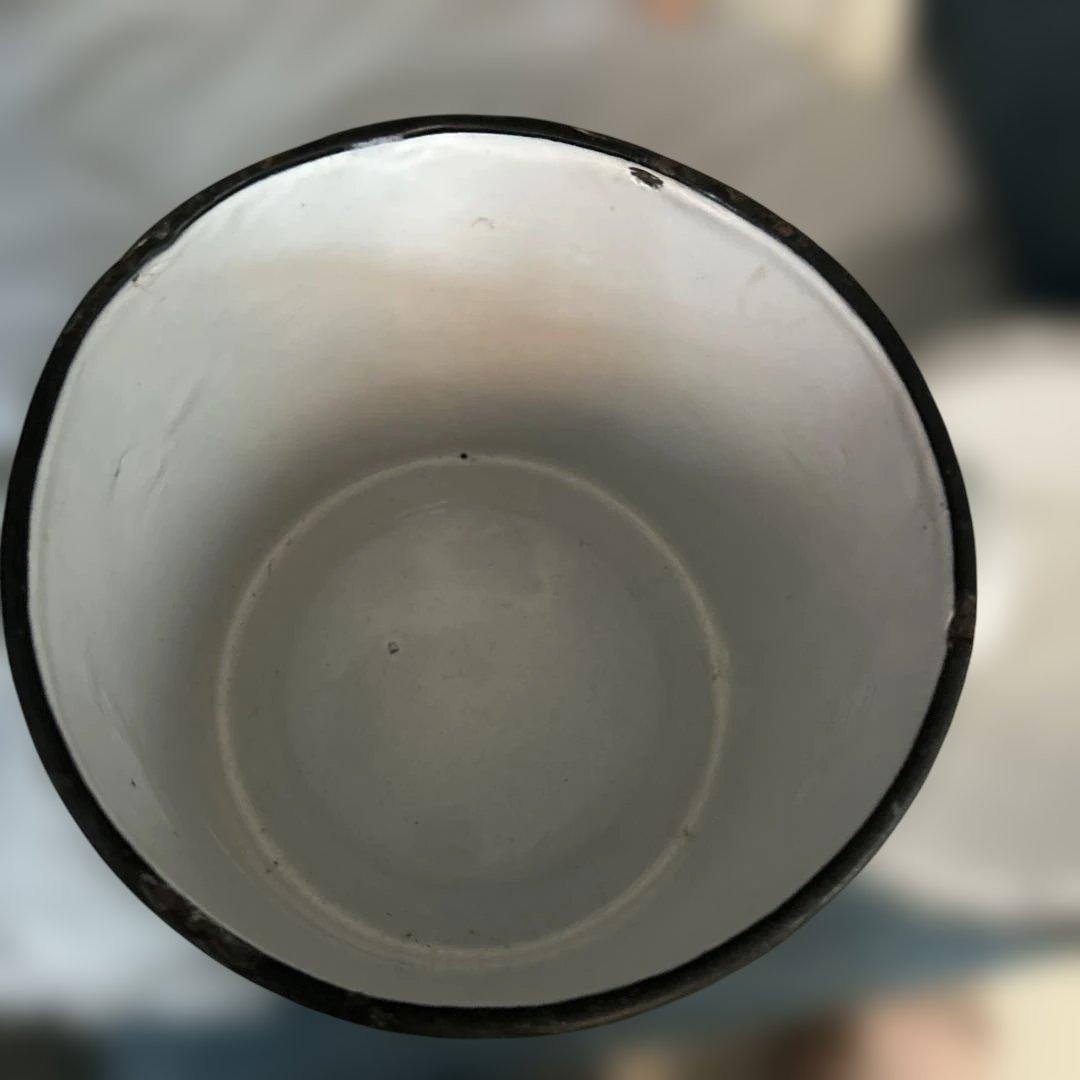 ⭐︎イギリスアンティークホーロー製フラワーキャニスター⭐︎