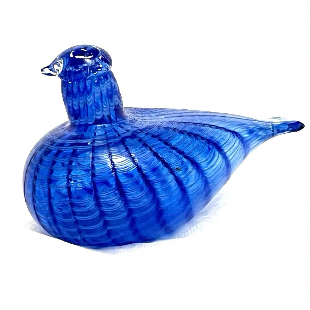 [美品]イッタラ　オイバトイッカ　ブルーバード　ルリコマドリ