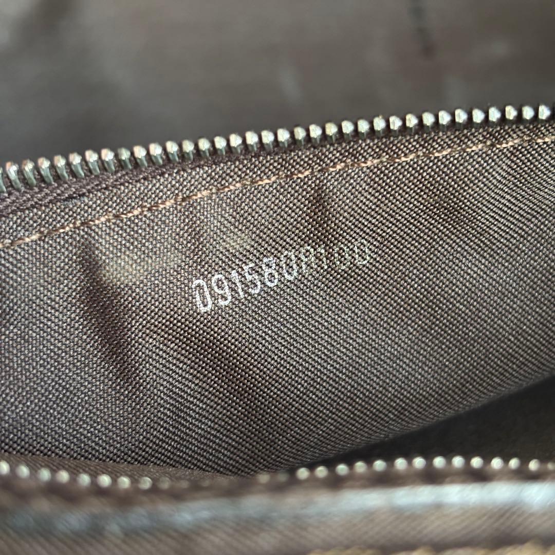 FENDI ズッカ FFロゴ キャンバス レザー ハンドバッグ トート