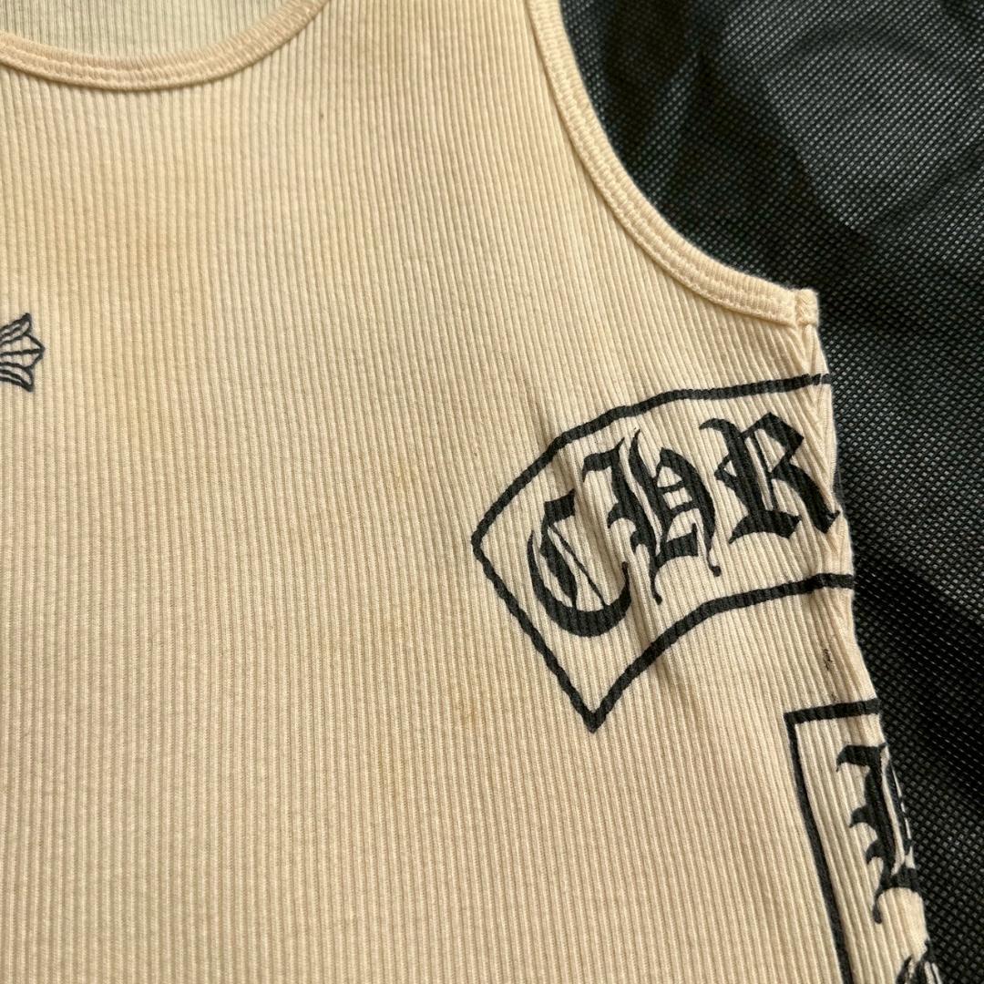 クロムハーツ オールドTバーロゴプリント ノースリーブ タンクトップ