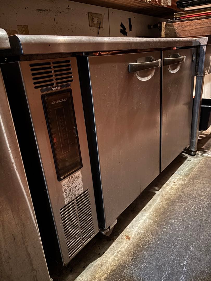 業務用　コールドテーブル　冷凍庫　1200 450 800 台下冷凍庫