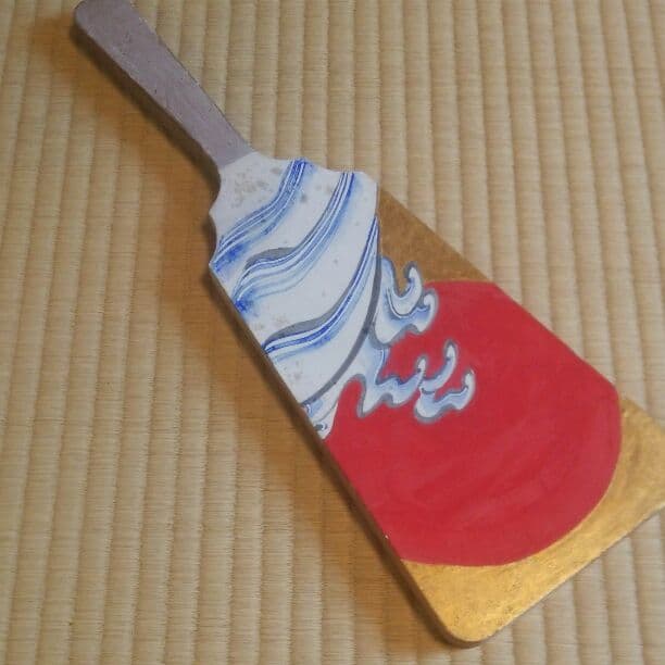 広重 羽子板  稀少