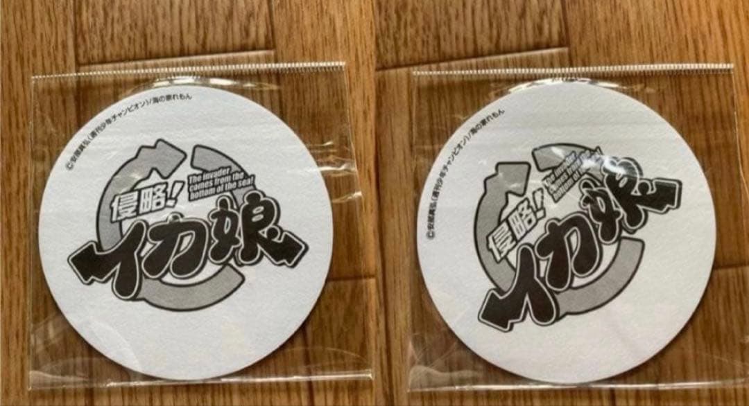 侵略！イカ娘 ペーパーコースター　コースター　2枚