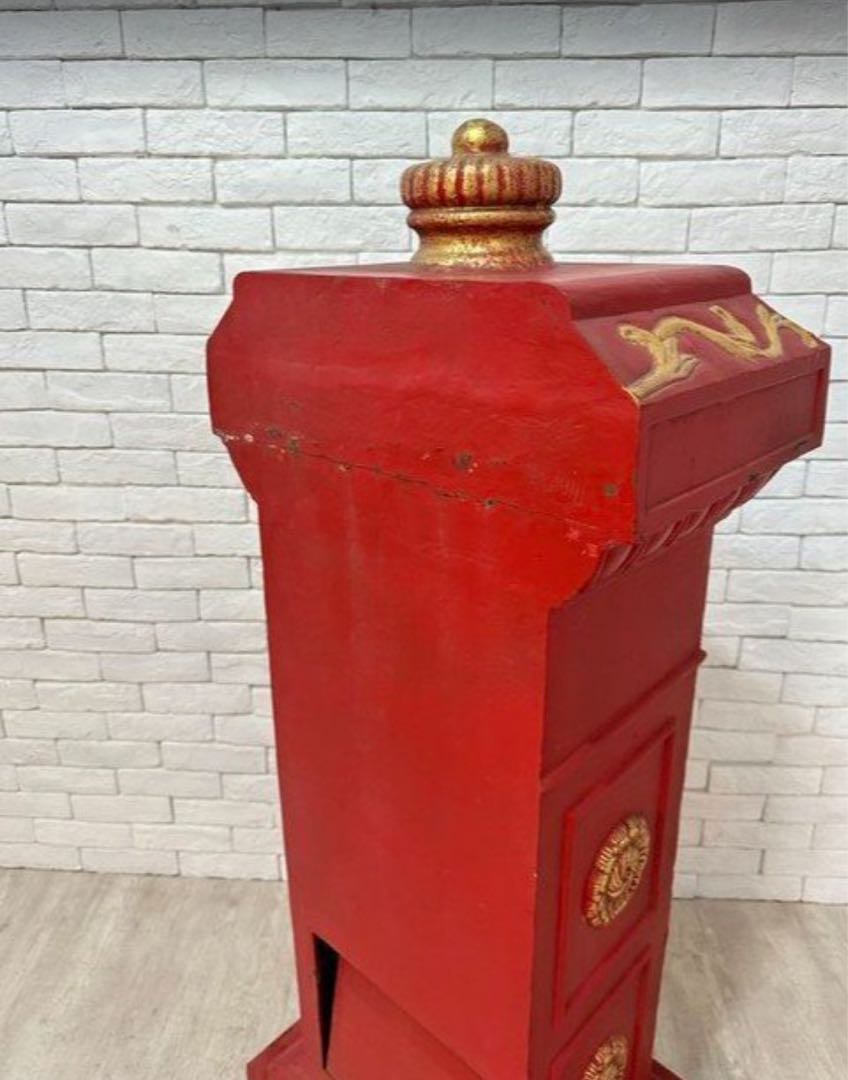 【東京都内23区配送無料】アンティーク 1900年　オランダ　公共　郵便　ポスト