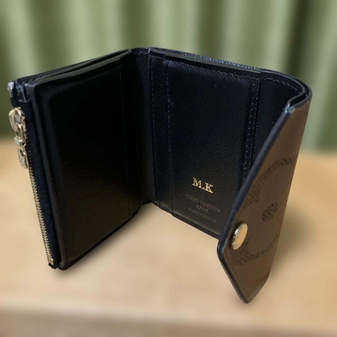 【美品】ルイヴィトン ポルトフォイユ ゾエ モノグラムジャイアントリバー ス