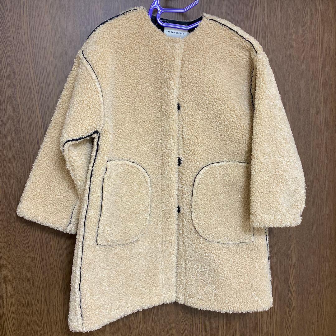the new society ボアジャケット