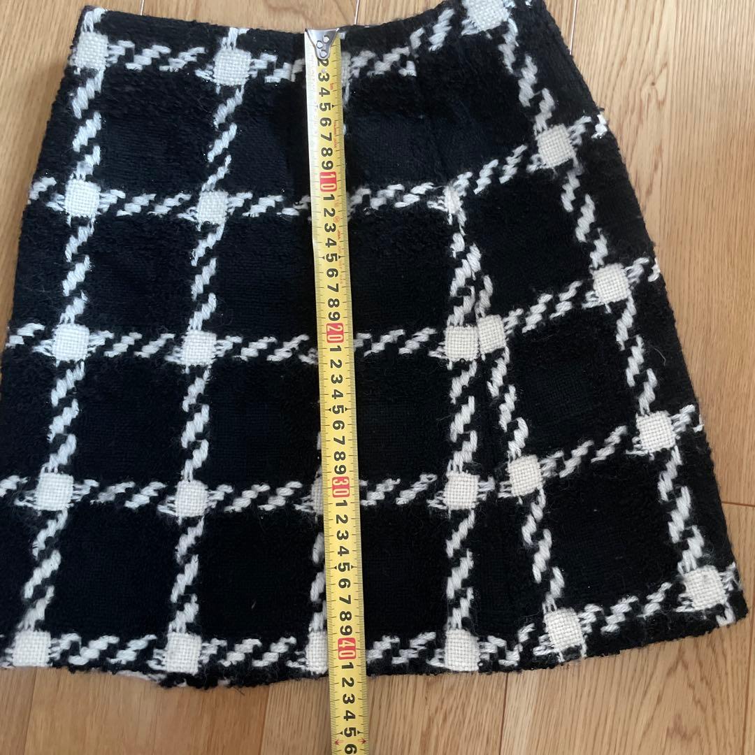 シェリエ sheller スカート　チェック