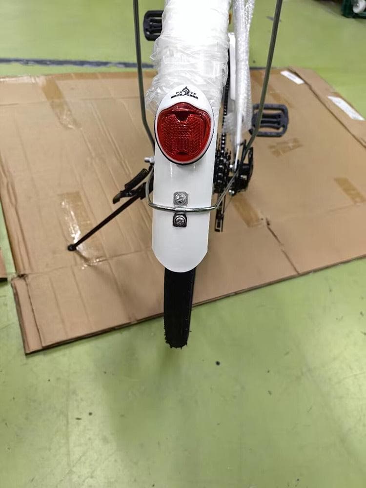 在庫処分折りたたみ自転車 6段変速２６インチミニベロ ママチャリカゴ付【黒】