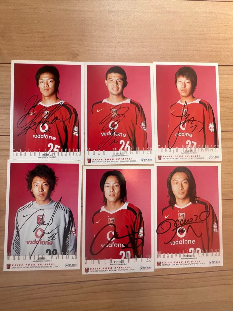 [フルセット]2006年浦和レッズ サイン入りポストカード [41枚]