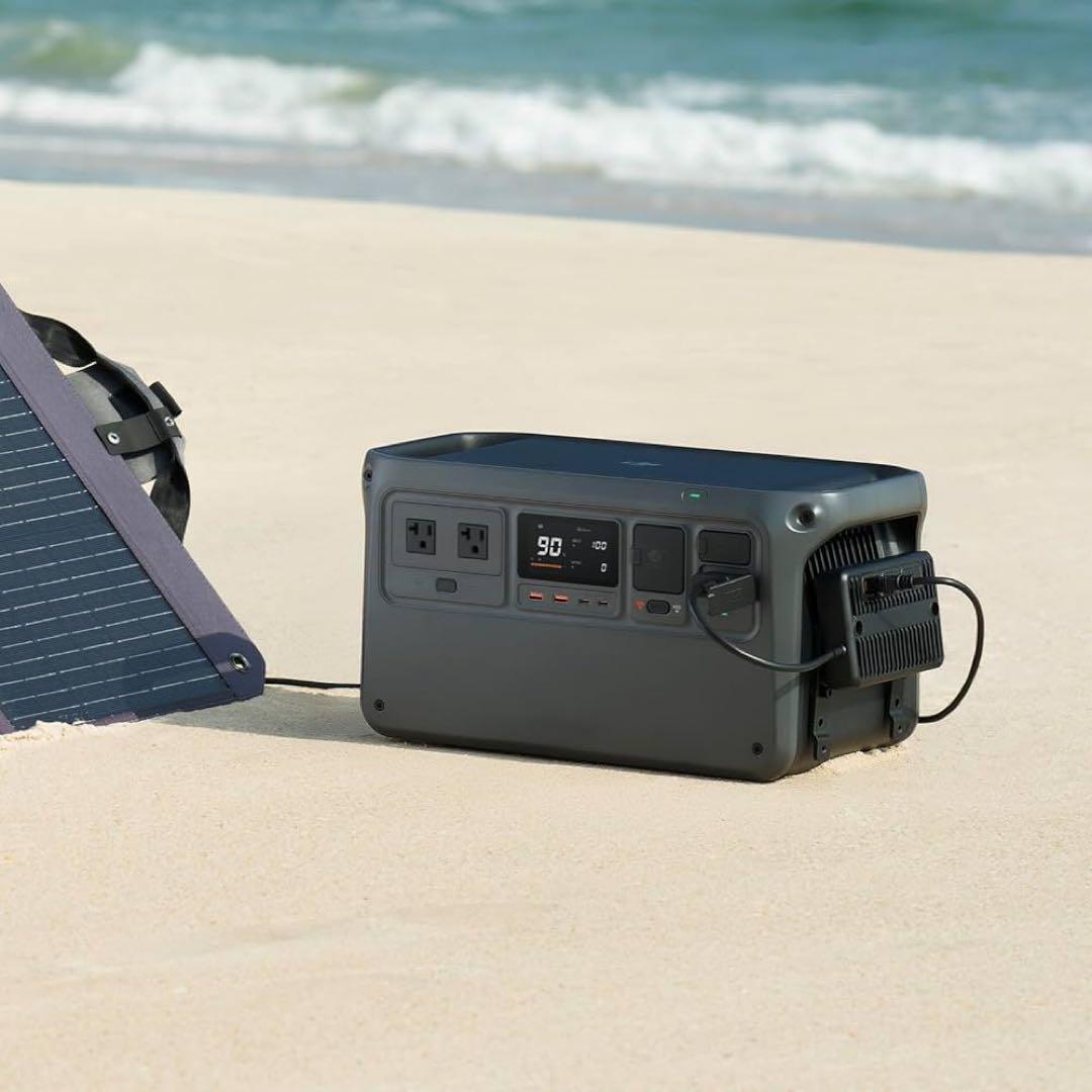 【新品/未開封】Zignes 120W ソーラーパネルとDJIアダプター