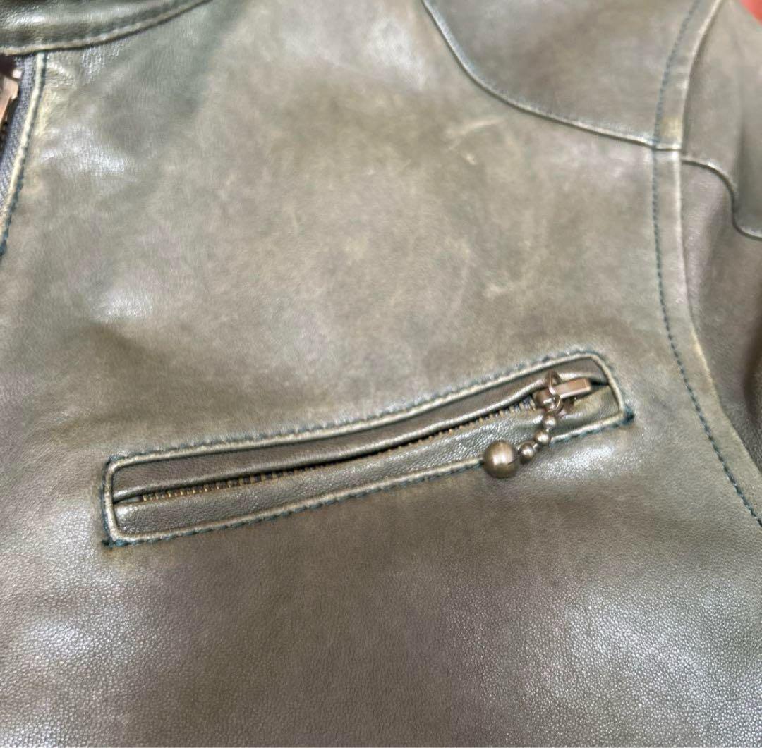 johnbull⭐︎M ジョンブル シングルライダース レザージャケット 羊革