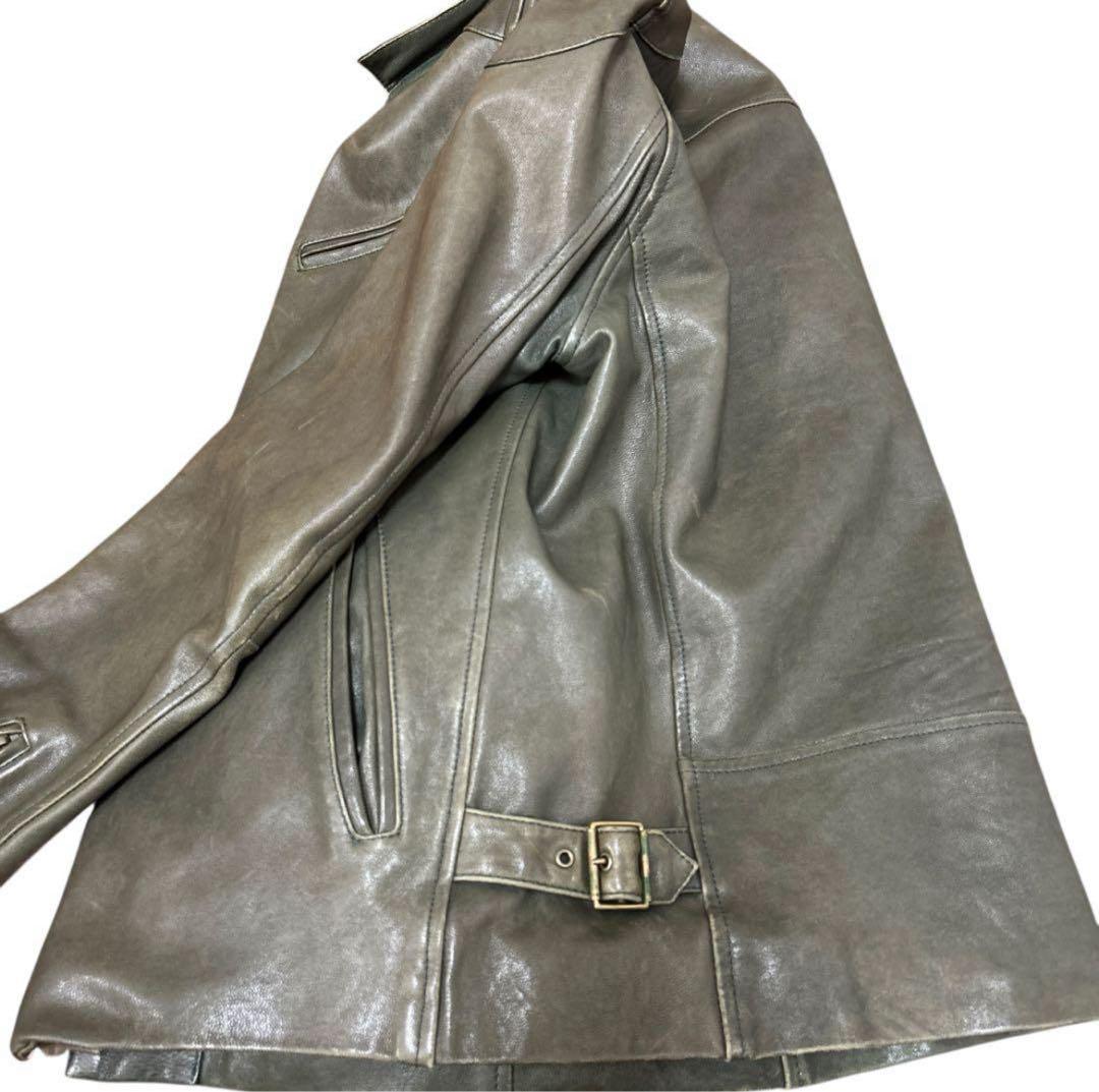 johnbull⭐︎M ジョンブル シングルライダース レザージャケット 羊革