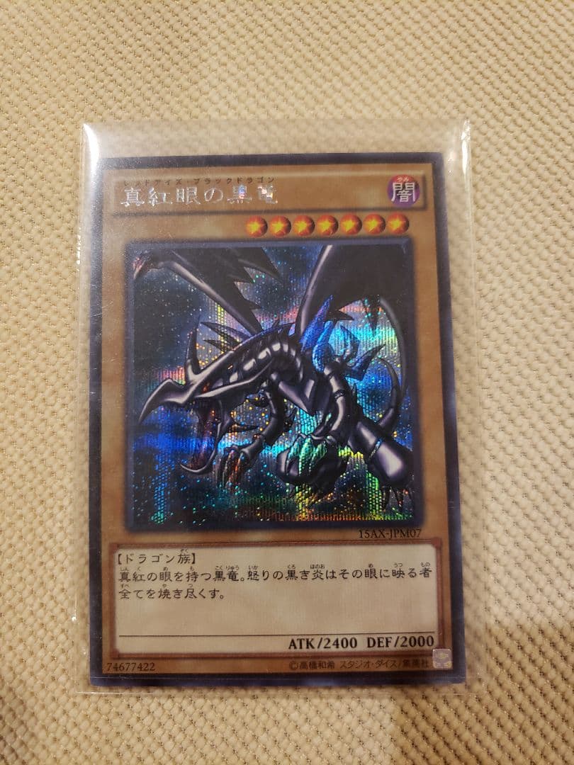 真紅目の黒竜　レッドアイズブラックドラゴ　遊戯王　カード