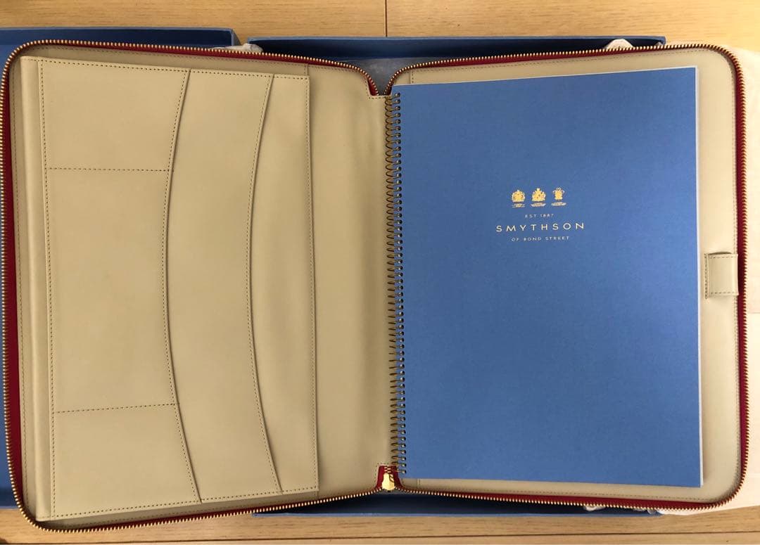 SMYTHSON ジップノートホルダー 新品