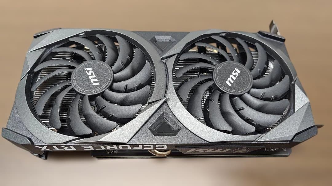 【ゲーム未使用】MSI GeForce RTX 3070 VENTUS　動作良好