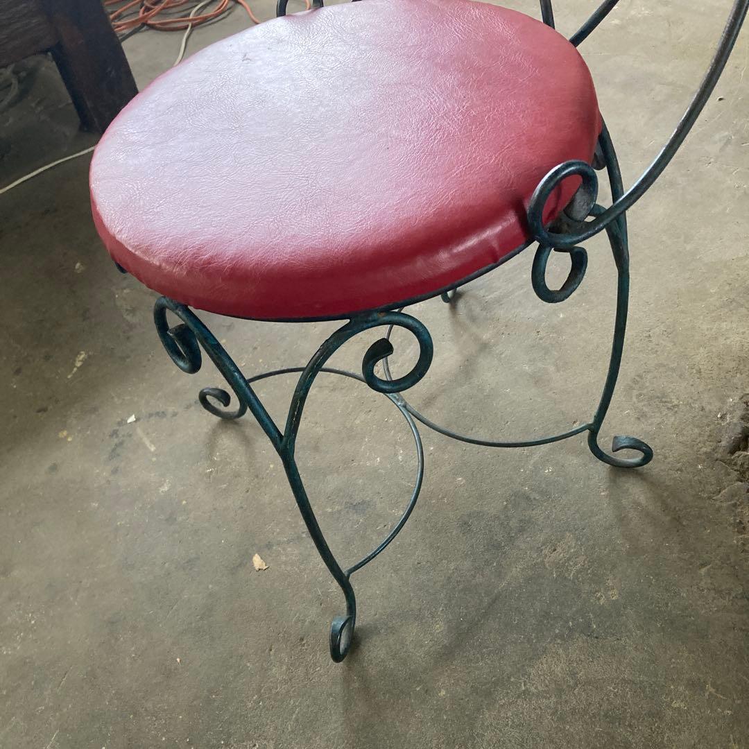 s*〉様 A 鍛造 アイアンフレーム 椅子 ガーデンチェア アンティーク チェア