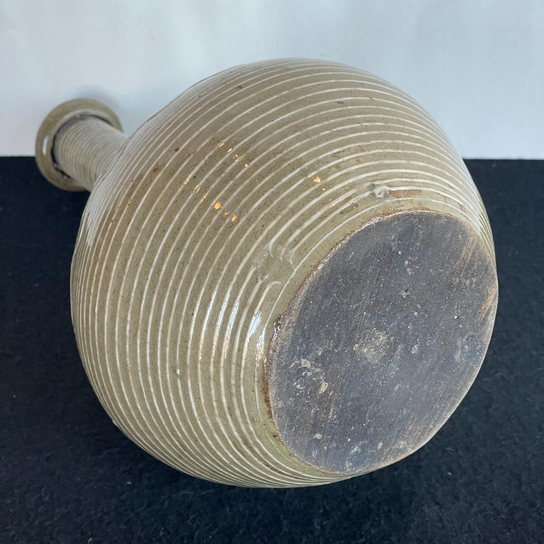 希少 古丹波焼 立杭焼 えへん徳利 酒器 イッチン 江戸期 飴釉 大型 花入