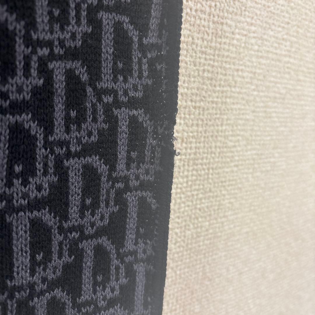 Christian Dior ウール マフラー トロッター