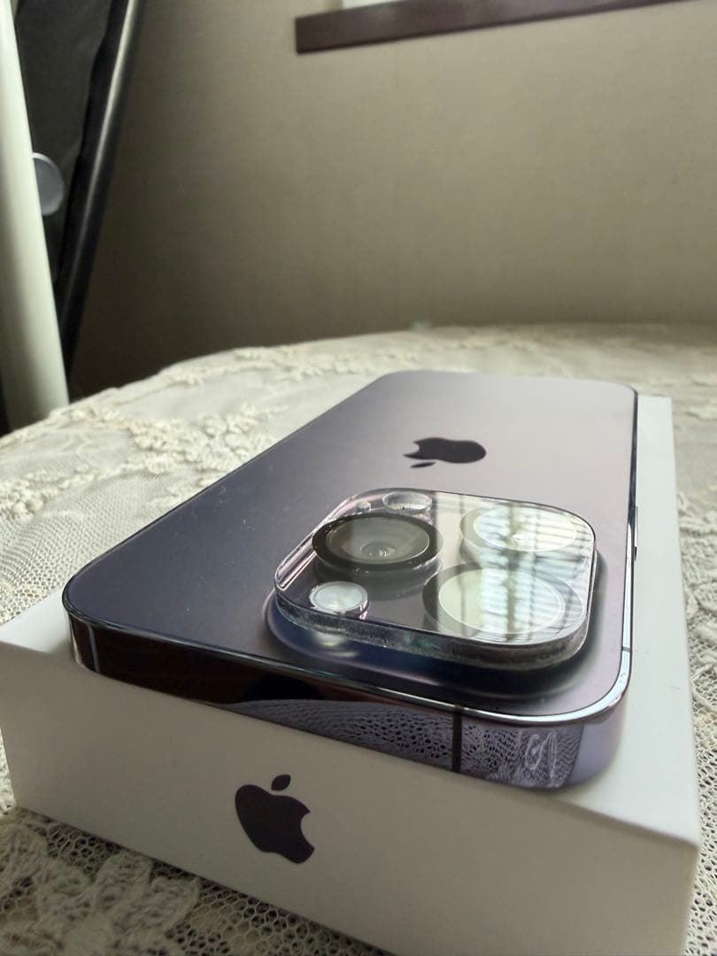 美品！Apple iPhone 14 Pro ディープパープル 本体　256G