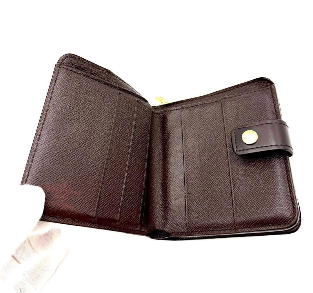 ルイヴィトン ダミエ コンパクト ジップ 二つ折り財布