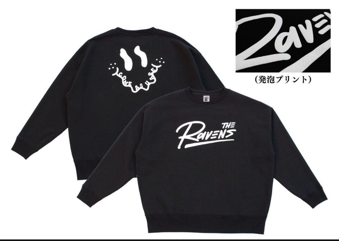 THE RAVENS ブラック スウェット