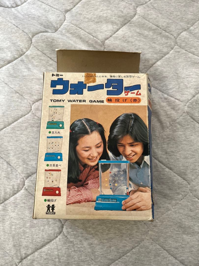 TOMY ウォーターゲーム 青 三目並べ