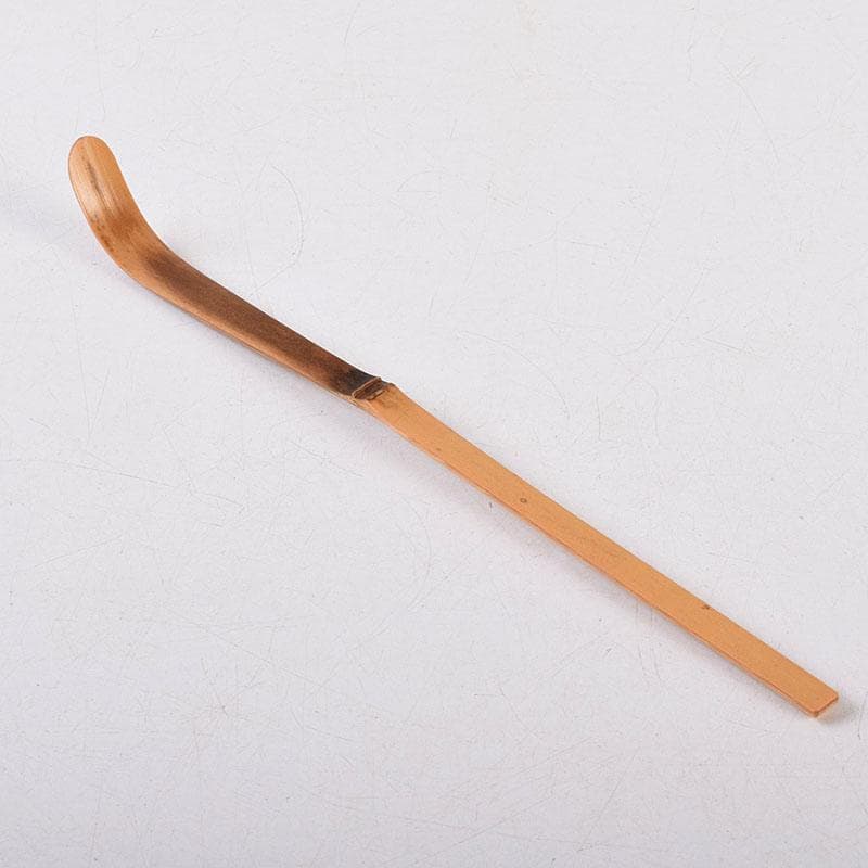 茶道具　影林宗篤作　茶杓　銘「佳日」　前大徳　福本積應書付　共箱共筒　C8554