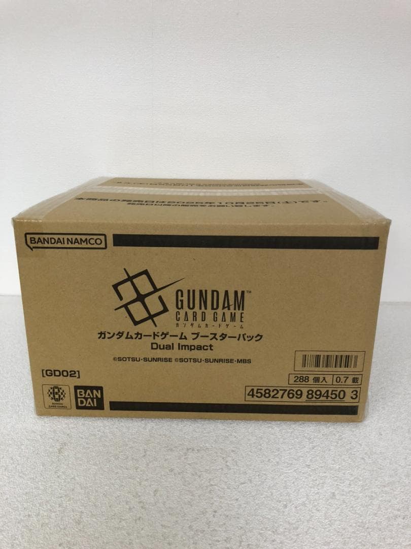 【未開封カートン】ガンダムカードゲーム Dual Impact【GD02】①
